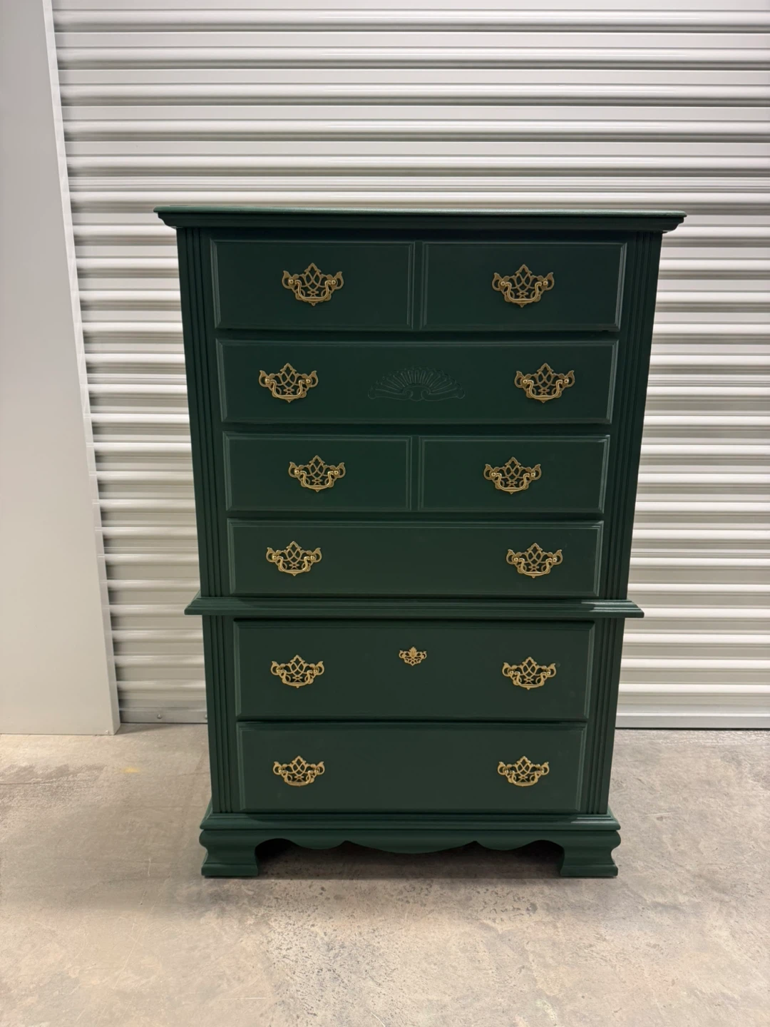 🚨Free Delivery NJ/NY Green Solid Wood Dresser