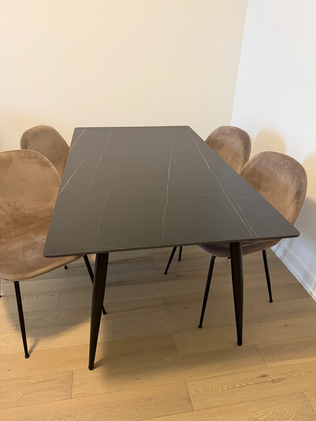 Modern Dining Table with 4 chairs