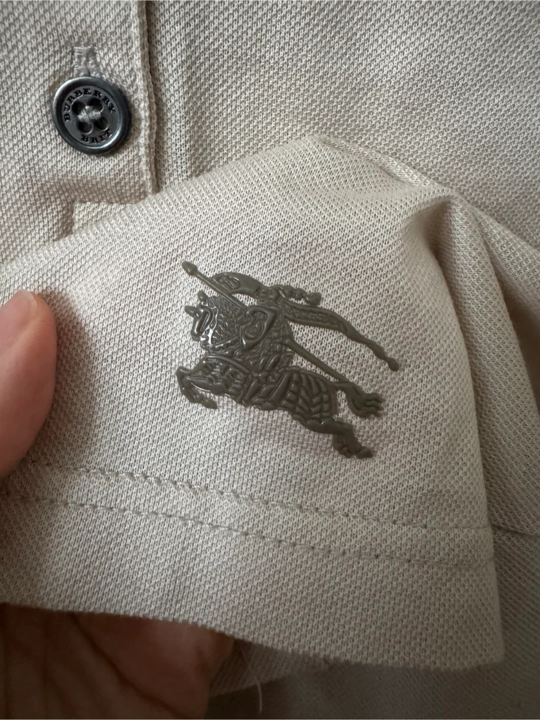 Burberry Brit Polo Shirt - Beige - Size S - photo 4