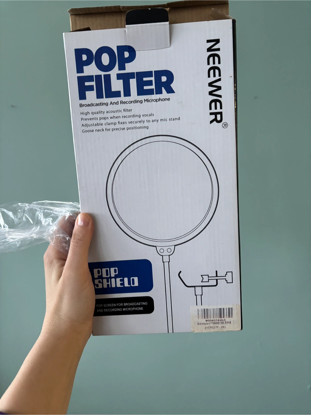 Neewer Pop Filter for Broadcasting and Recording Microphones - photo 3