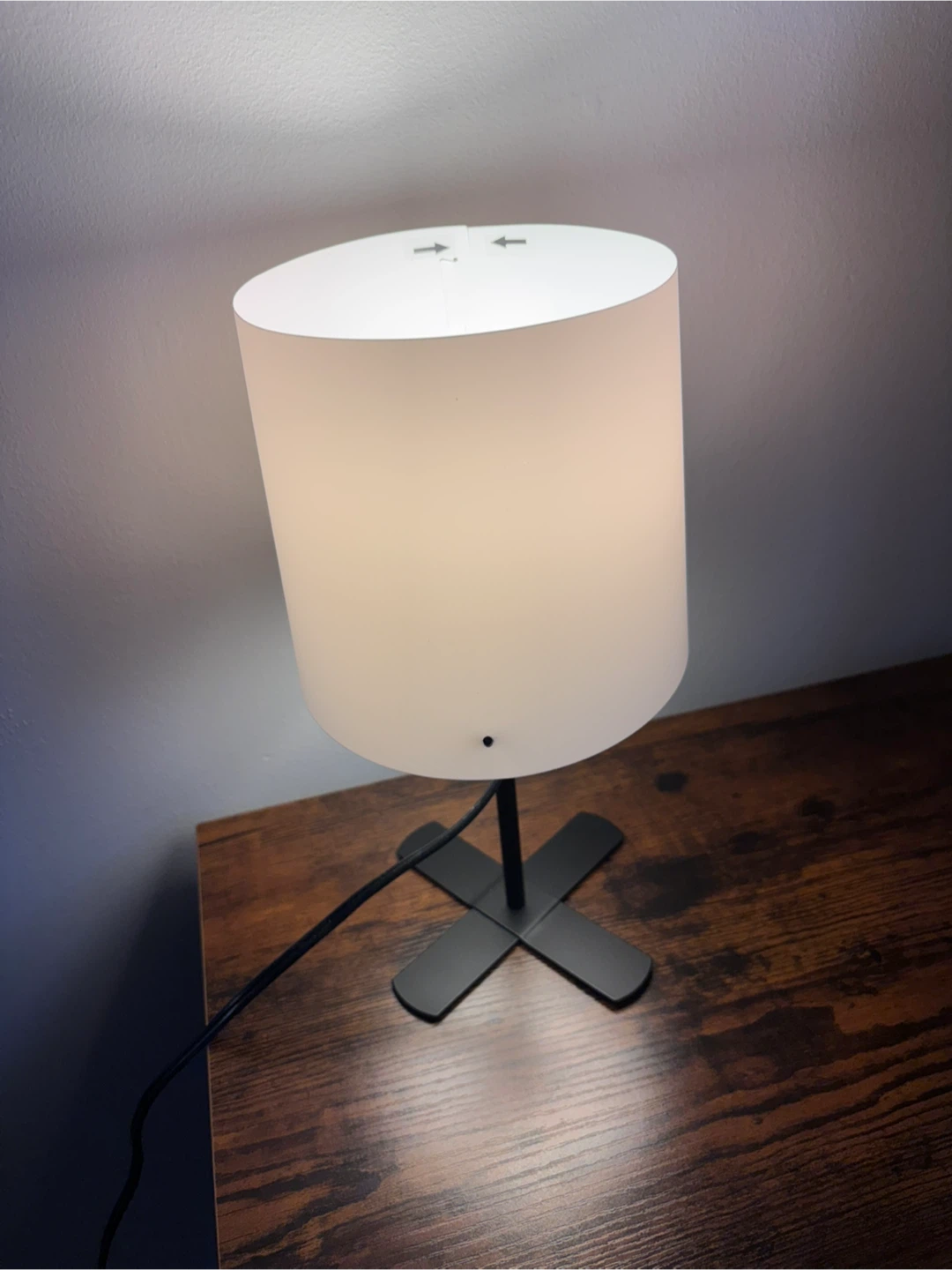 IKEA BARLAST Table lamp, black/white, 31 cm - photo 2