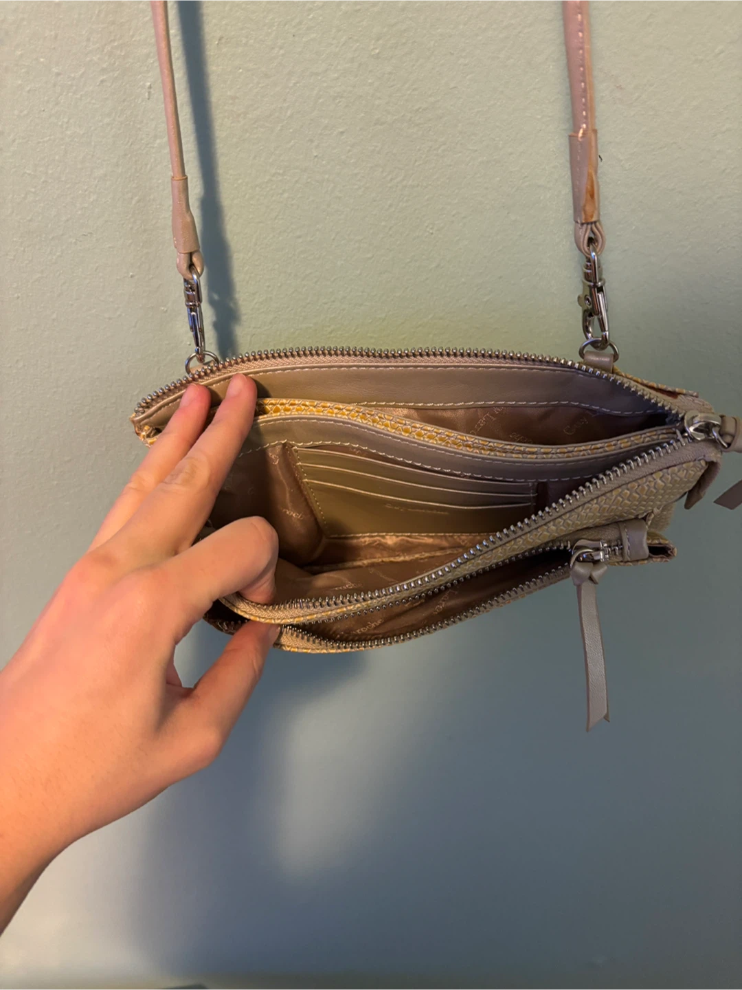 Vera Bradley Crossbody Bag - Tan Textured - photo 4
