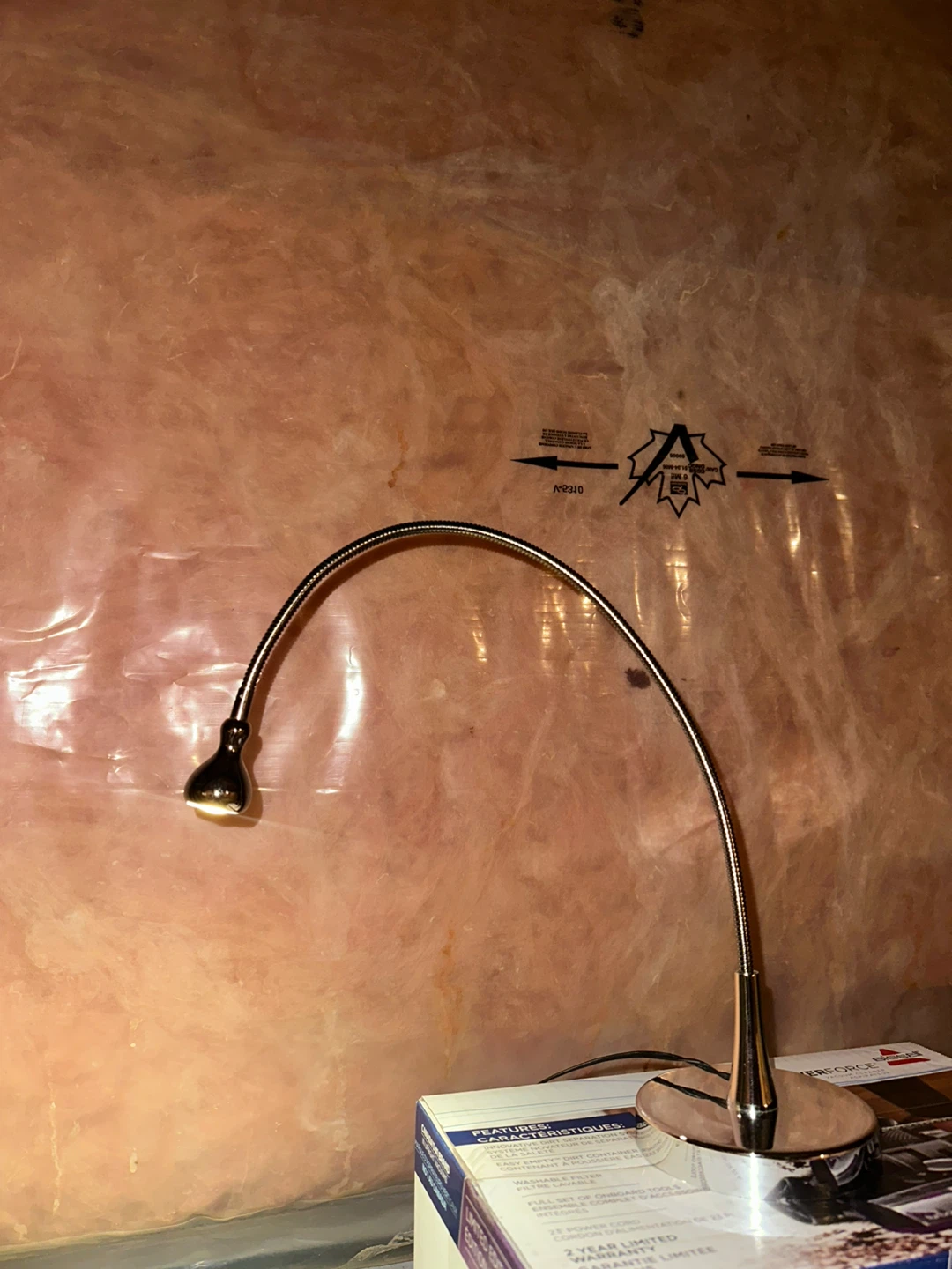 Led work Lamp Silver