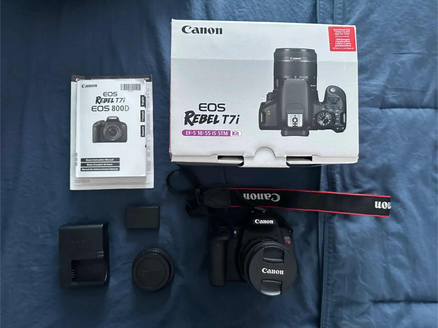Canon EOS Rebel T7i DSLR Camera Kit