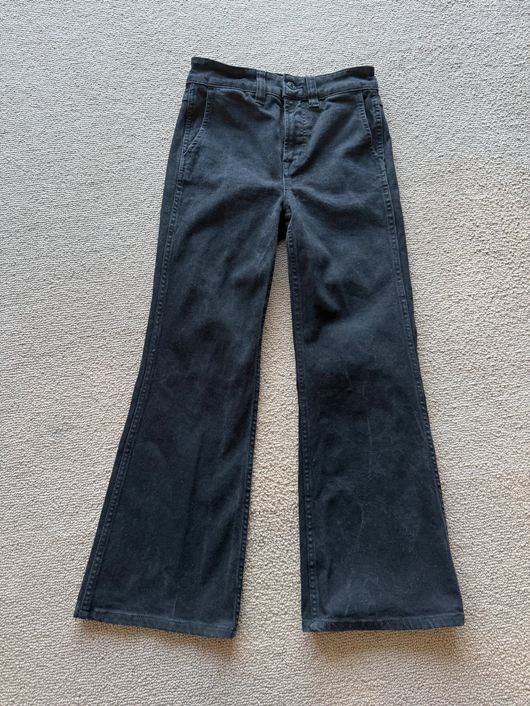 J.Crew Jeans Black Flare Size 25