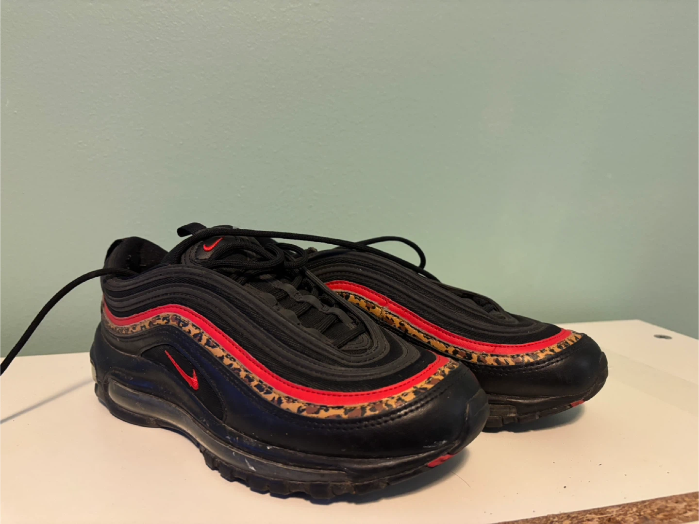 Nike Air Max 97 "Leopard Swoosh" Sneakers