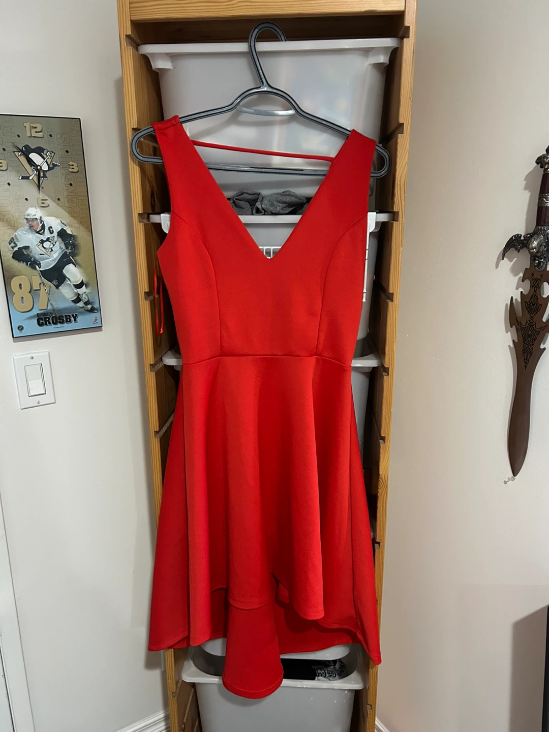 ReVamped Red Dress - Size S