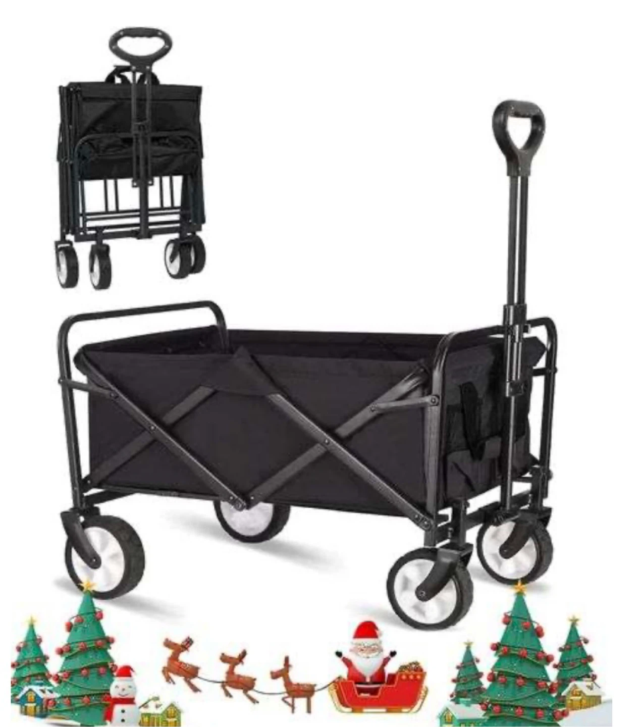 Black Folding Wagon - photo 2