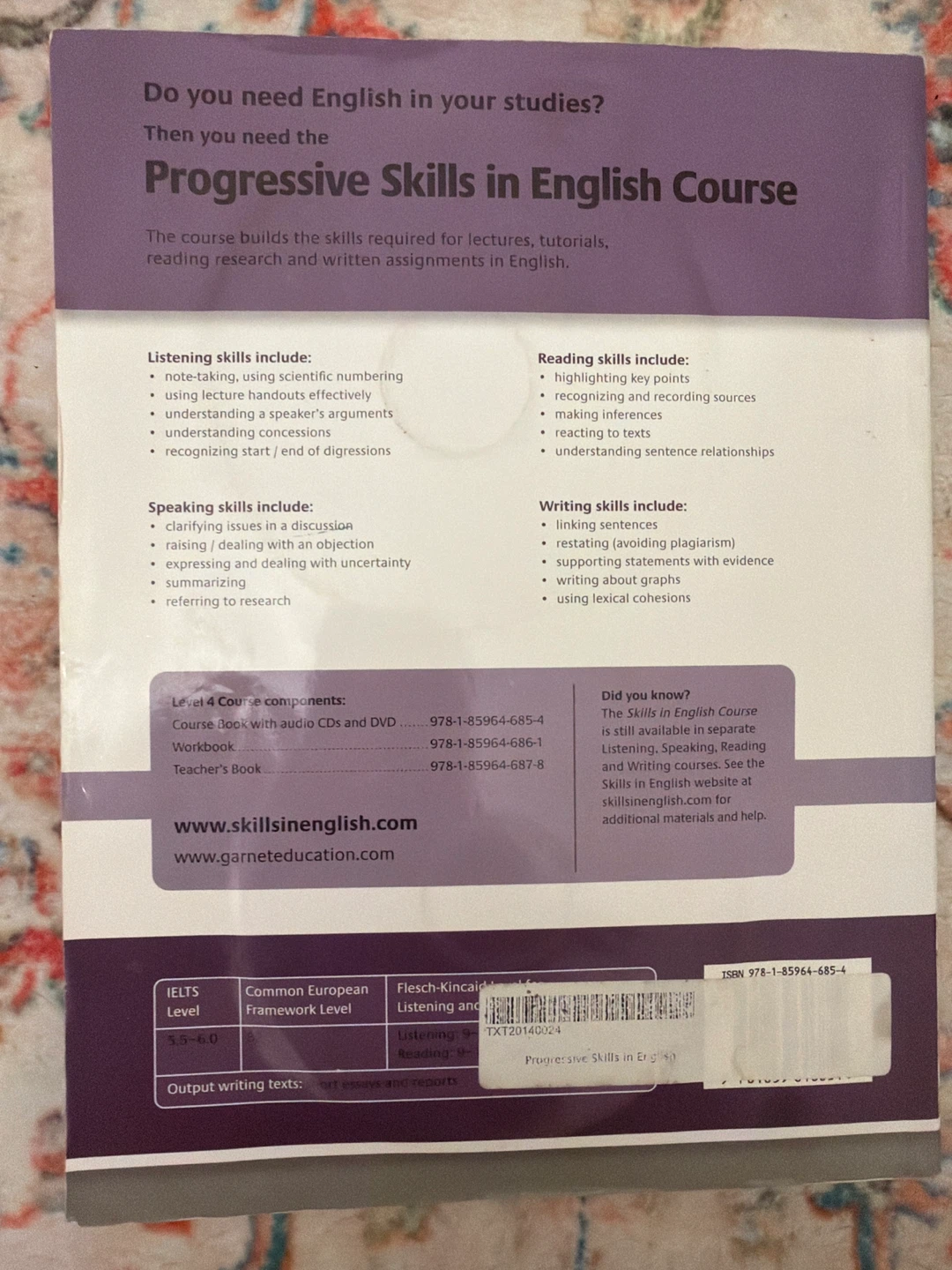 Progressive Skills in English Level 4 Course Book - photo 2