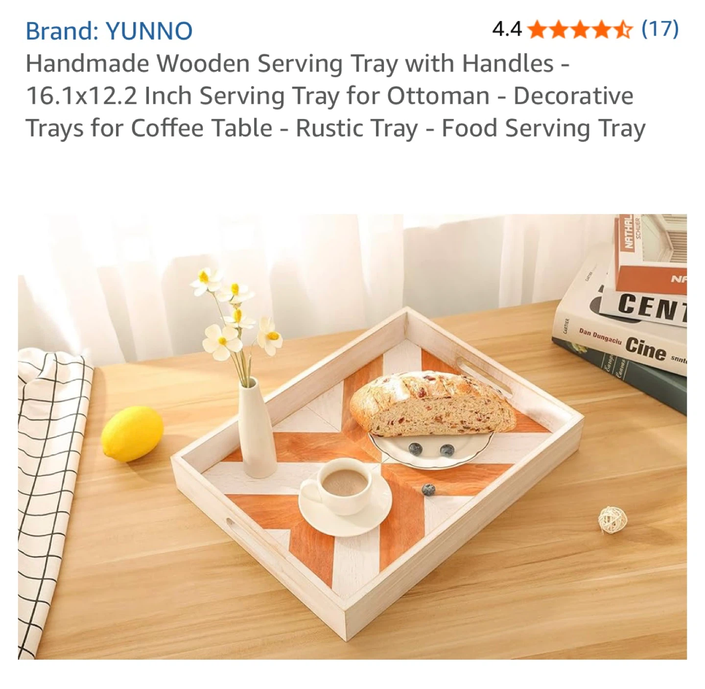 New 🥕Wooden Serving Tray - photo 4
