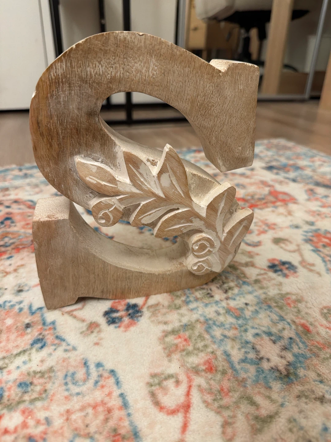 Wooden Decorative Letter S