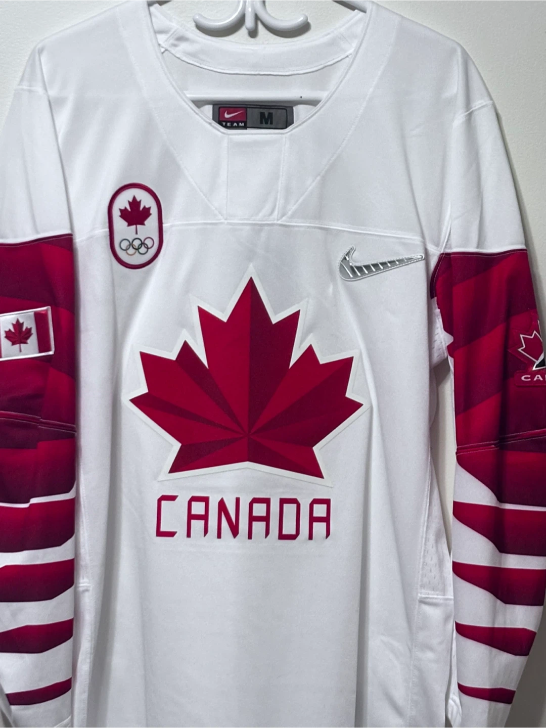 🥕BRAND NEW Nike Team Canada Hockey Jersey - Men's Medium - photo 2