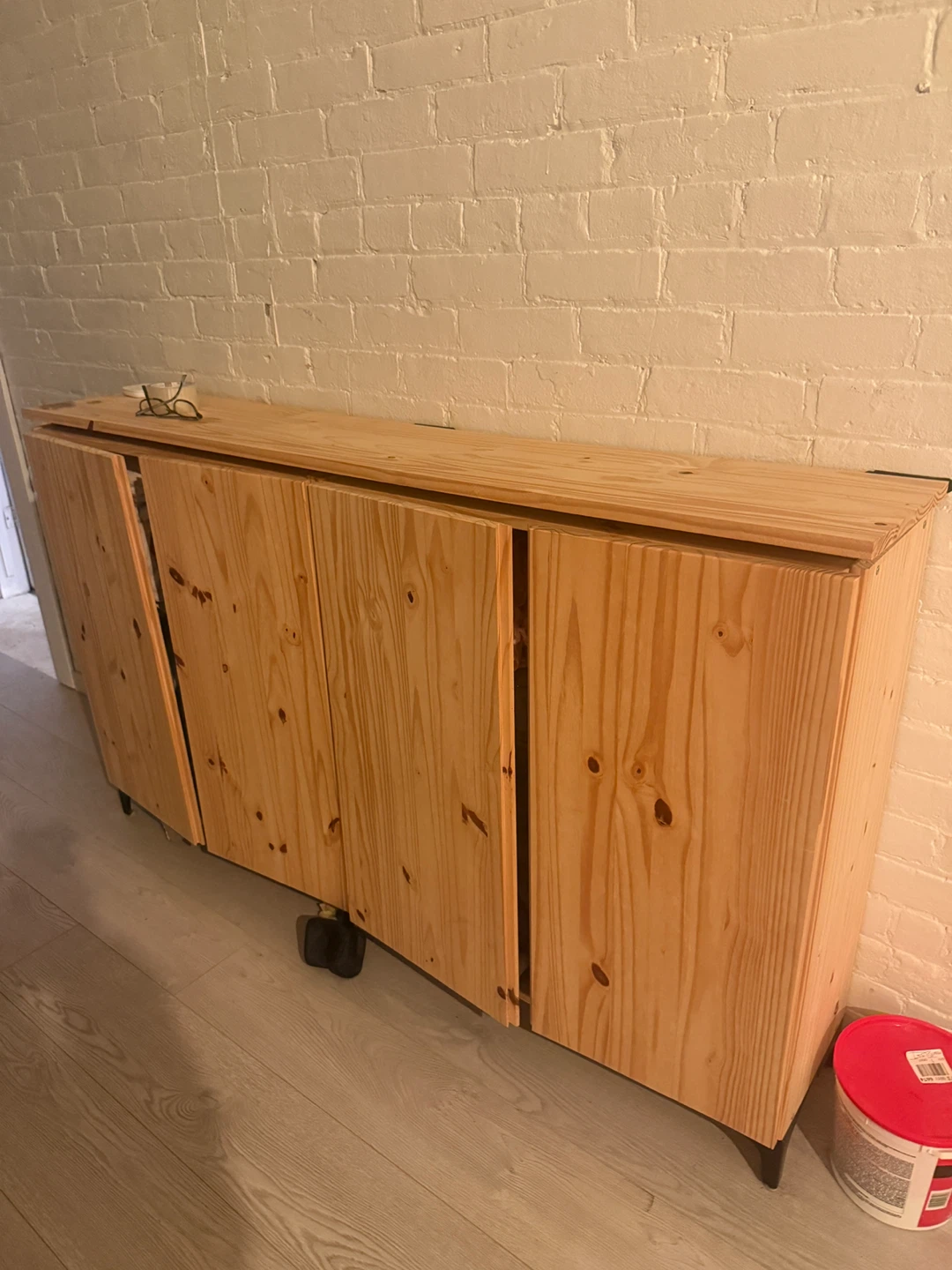 Ivar 4-Door Cabinet with Black Legs - photo 3