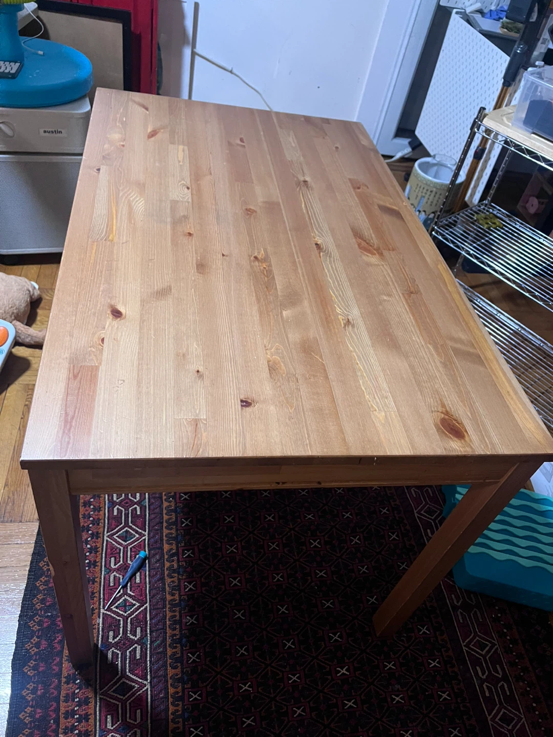 IKEA Wooden Dining Table 4 seats without chair - photo 5