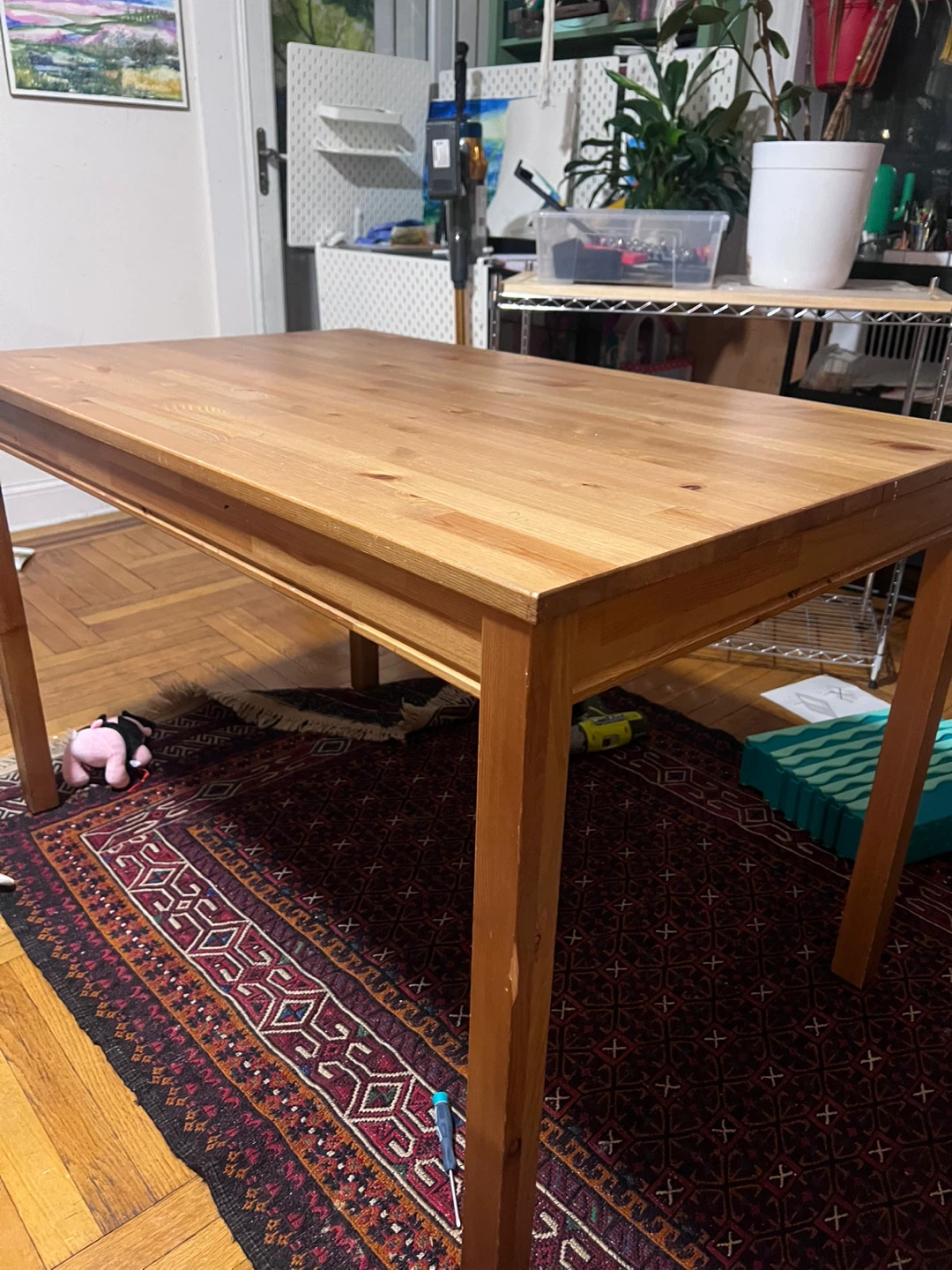 IKEA Wooden Dining Table 4 seats without chair - photo 4