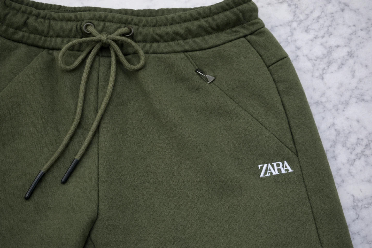 ZARA Jogger Pants - Olive Green - photo 3