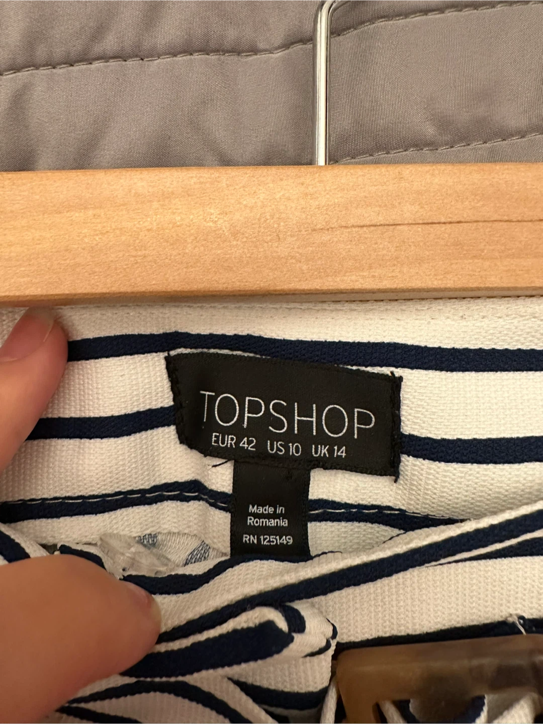 Topshop Striped Wide-Leg Pants - photo 3