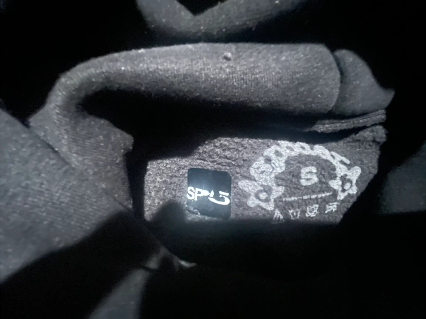 Sp5der Hoodie Black with Spider Web Graphic - photo 3