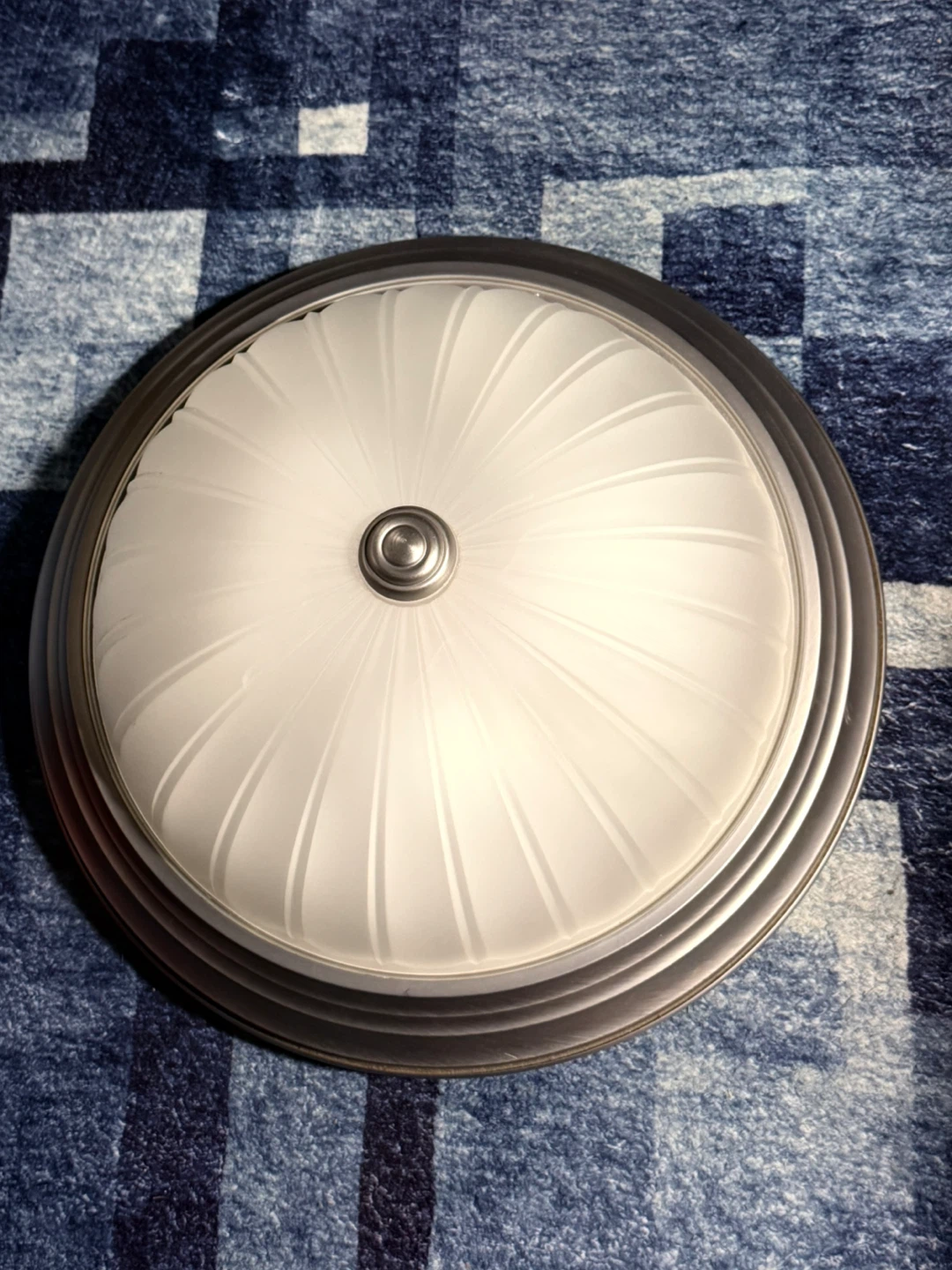 🥕 15" Brushed Nickel Ceiling Light - photo 2