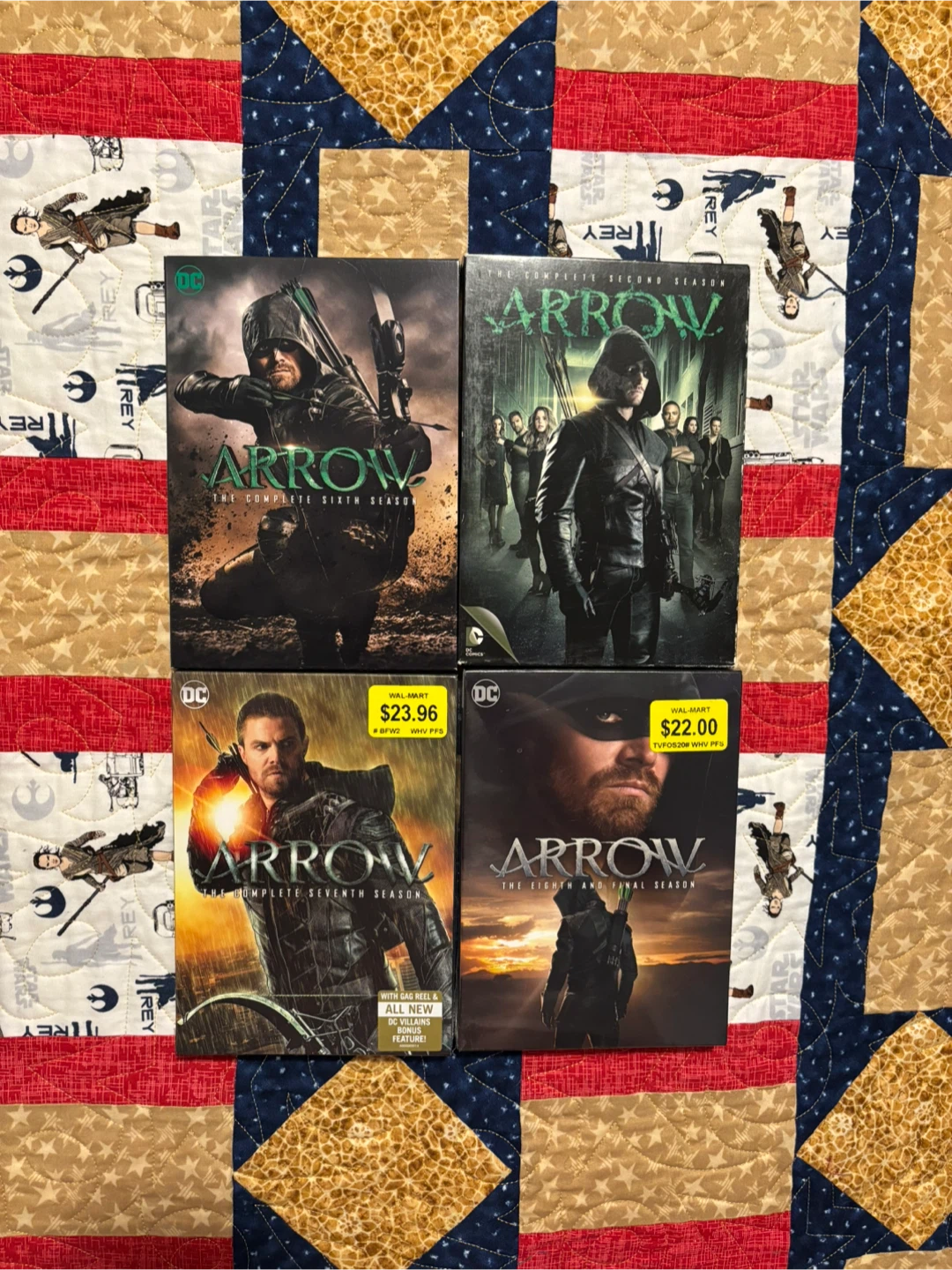 Arrow The Complete Seasons 6, 7, 8 & Final Season DVD Box Set