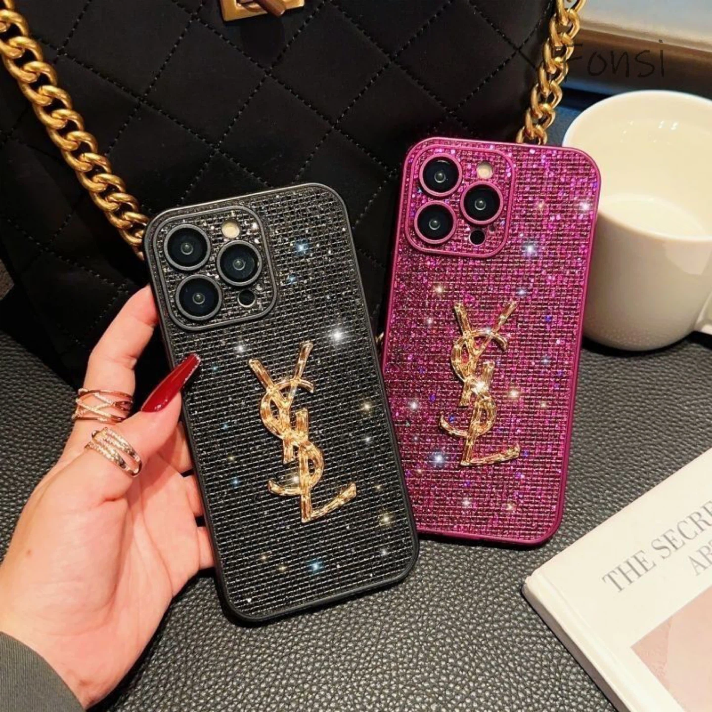 YSL & Prada Sparkle IPhone Case - photo 2