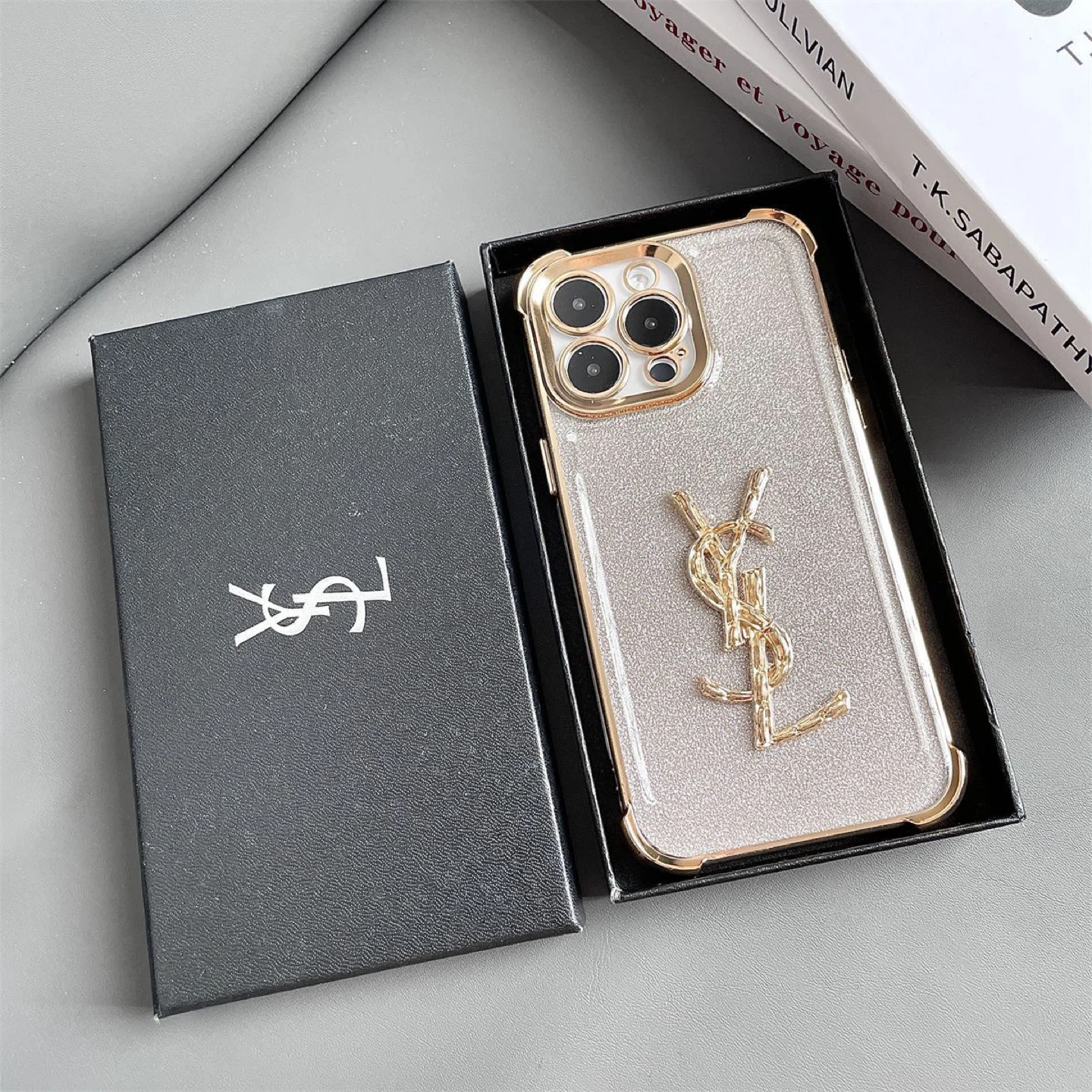 YSL & Prada Sparkle IPhone Case