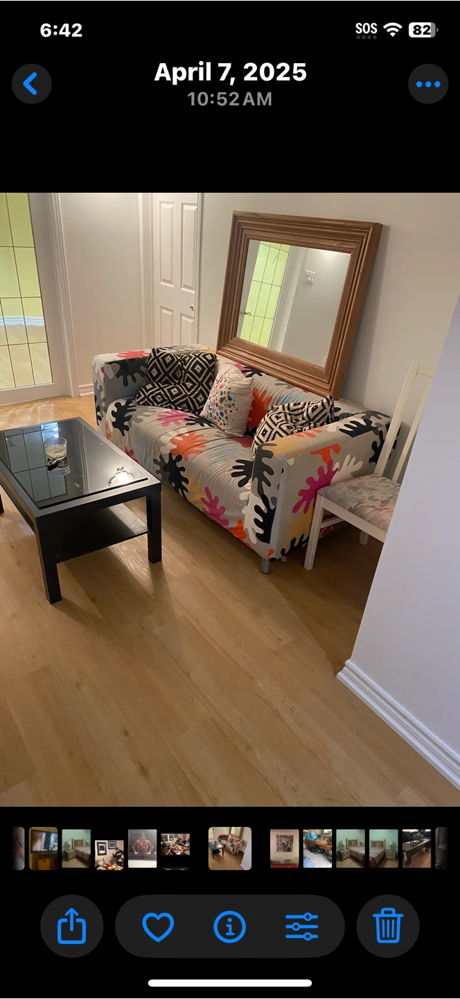 Three bedroom two bathroom basement apartment