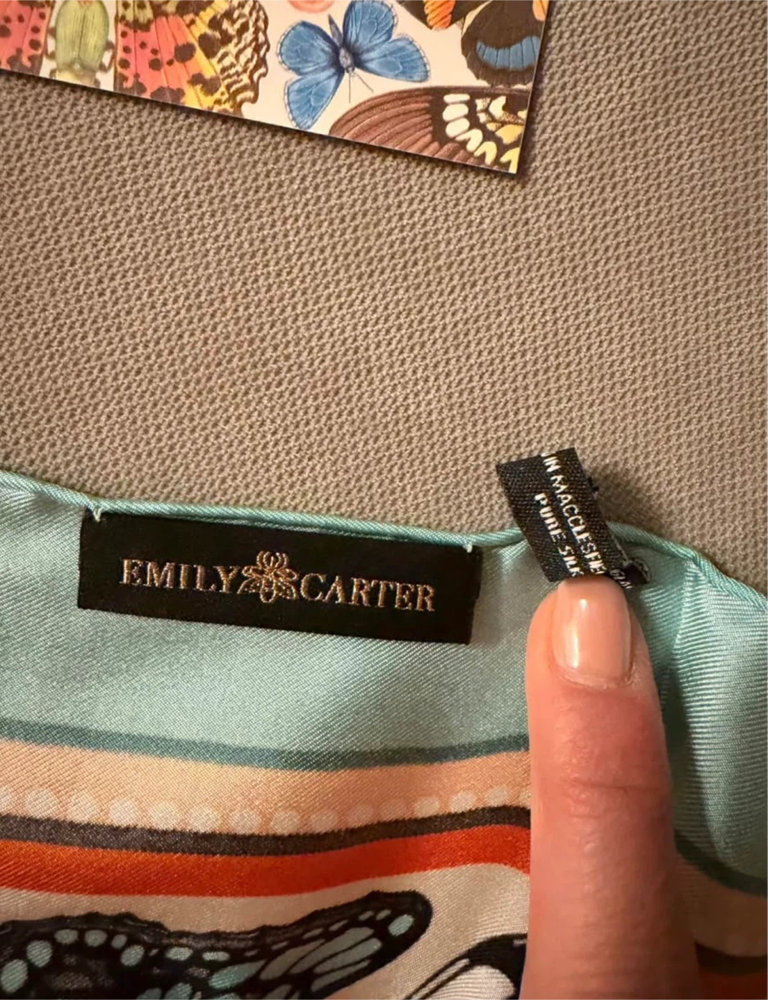 Emily Carter Pure Silk Scarf - photo 5