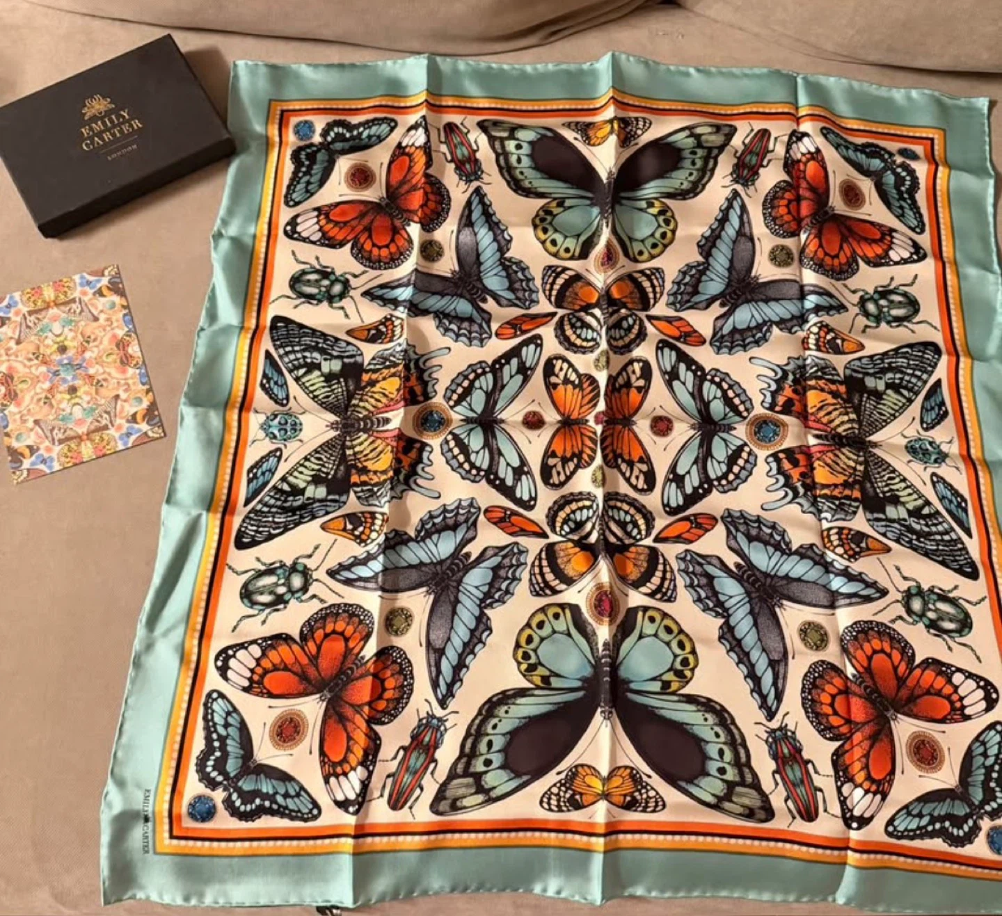 Emily Carter Pure Silk Scarf
