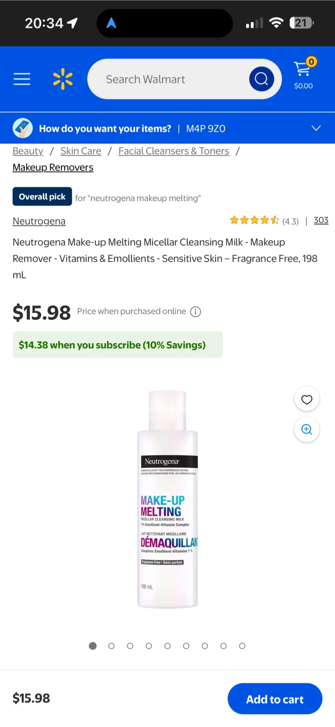 Neutrogena Make-up Melting Micellar Cleansing Milk - 198 mL - photo 2