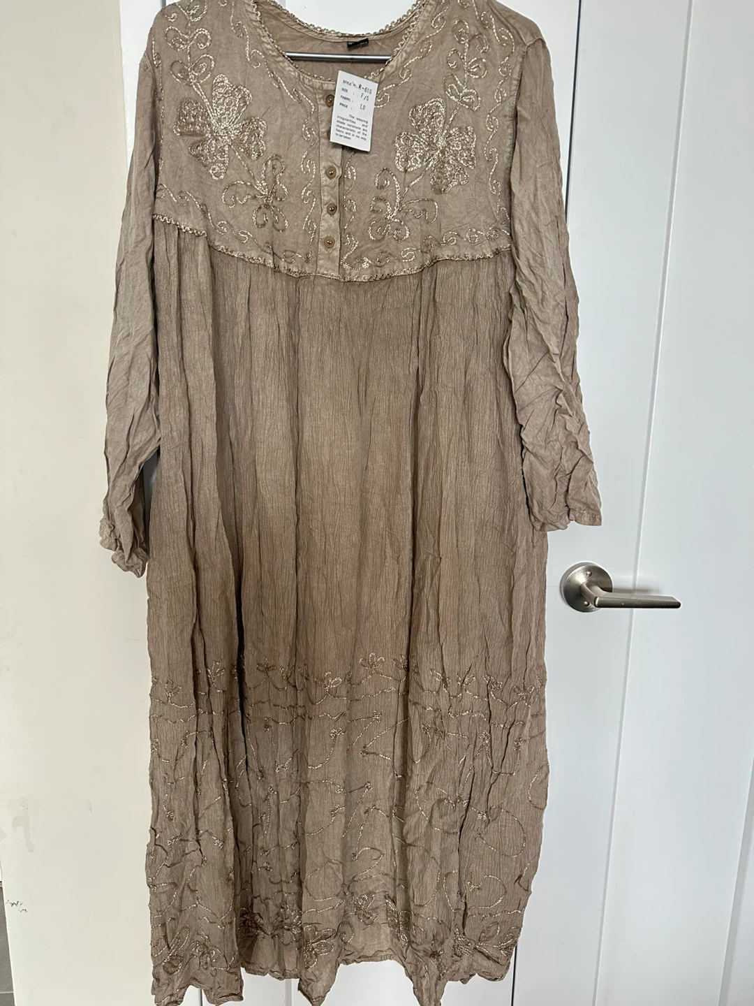 Embroidered Tunic Dress - photo 3