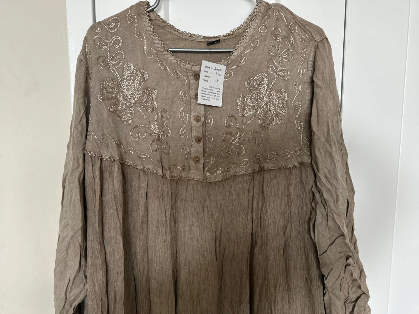 Embroidered Tunic Dress - photo 2