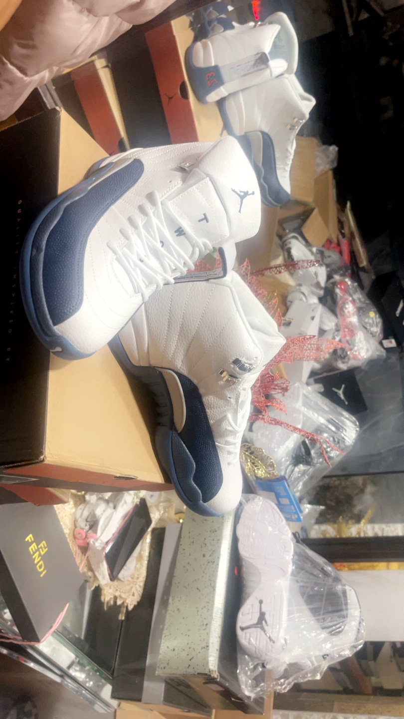 Air Jordan 12 "French Blue" Men's Sneakers - photo 4