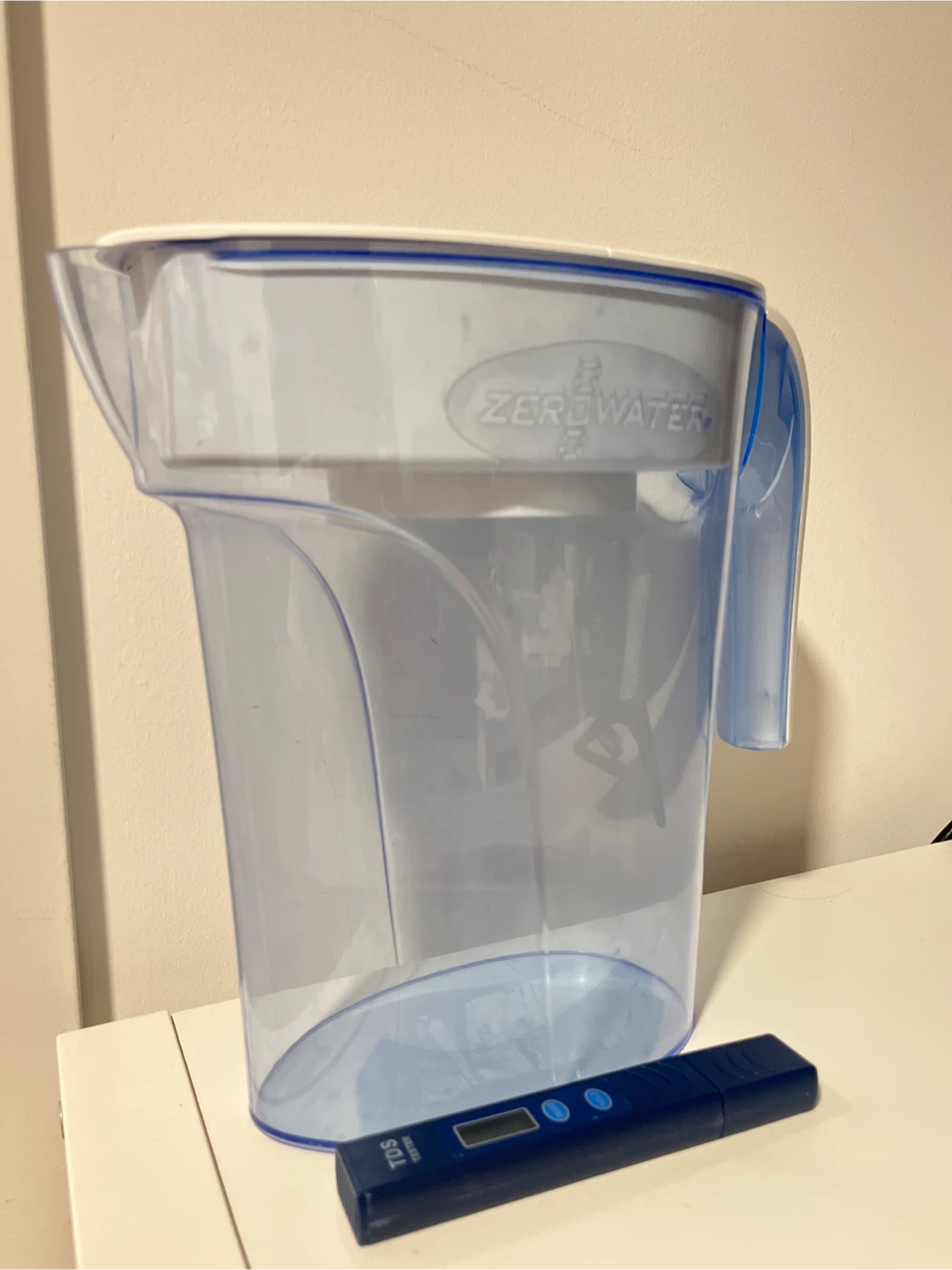 ZeroWater Water Filter Pitcher with TDS Meter