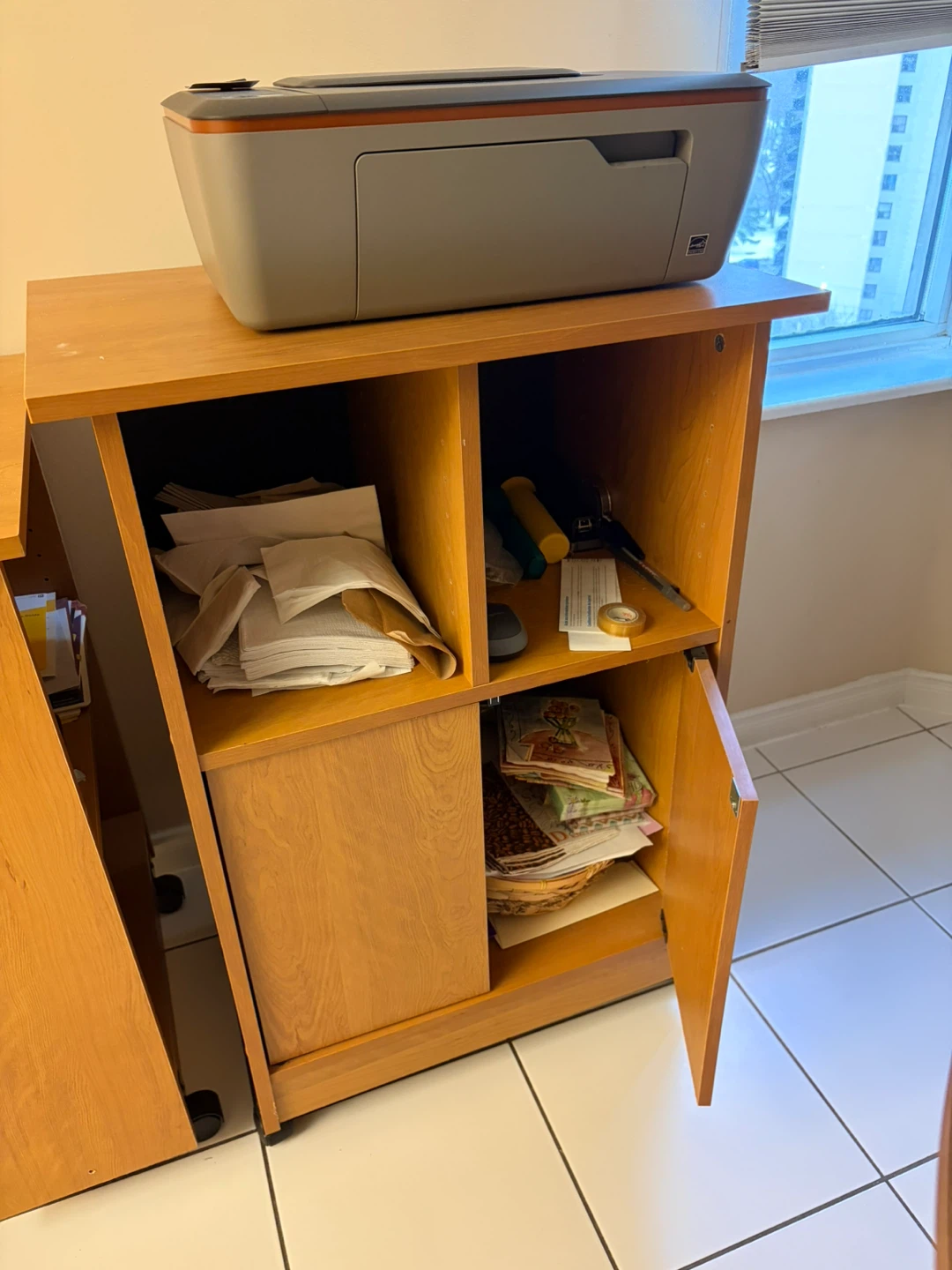 Wooden Desk with Storage Unit - photo 4
