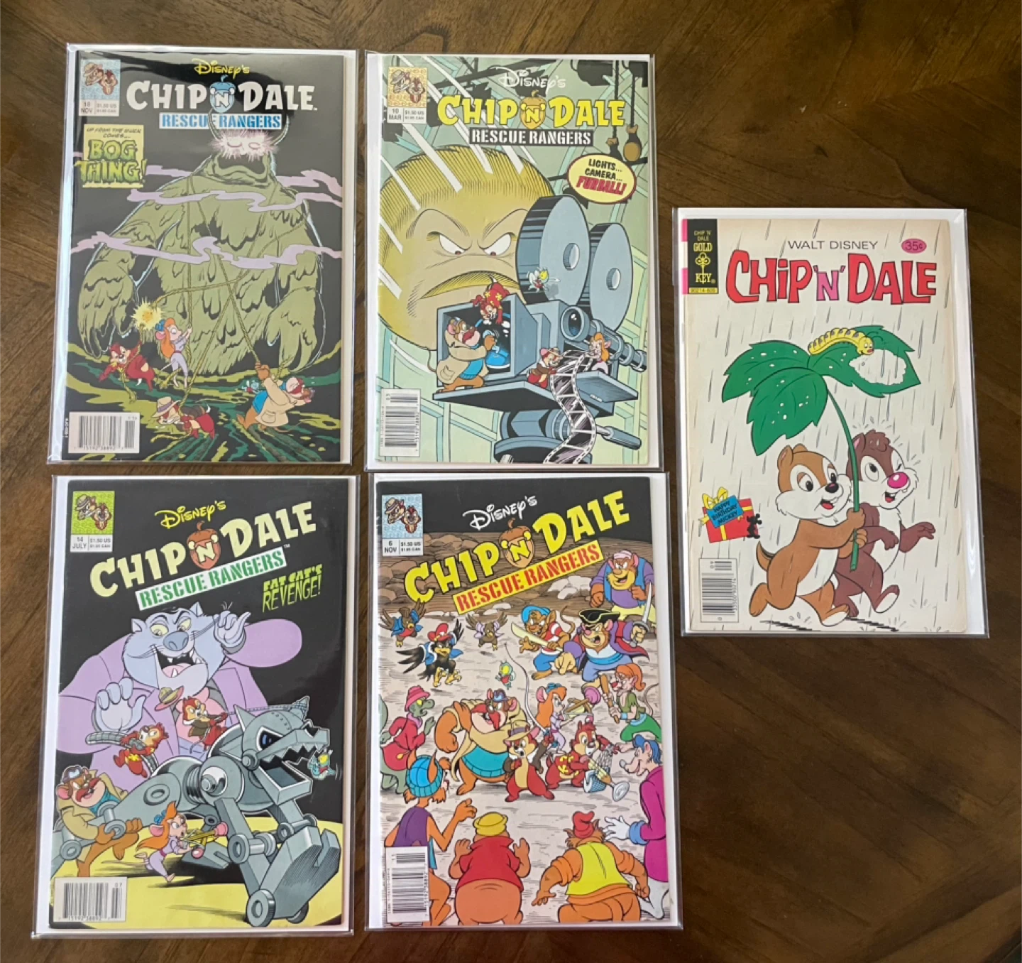 Disney's Chip 'n Dale Rescue Rangers Comic Lot (5 Issues)