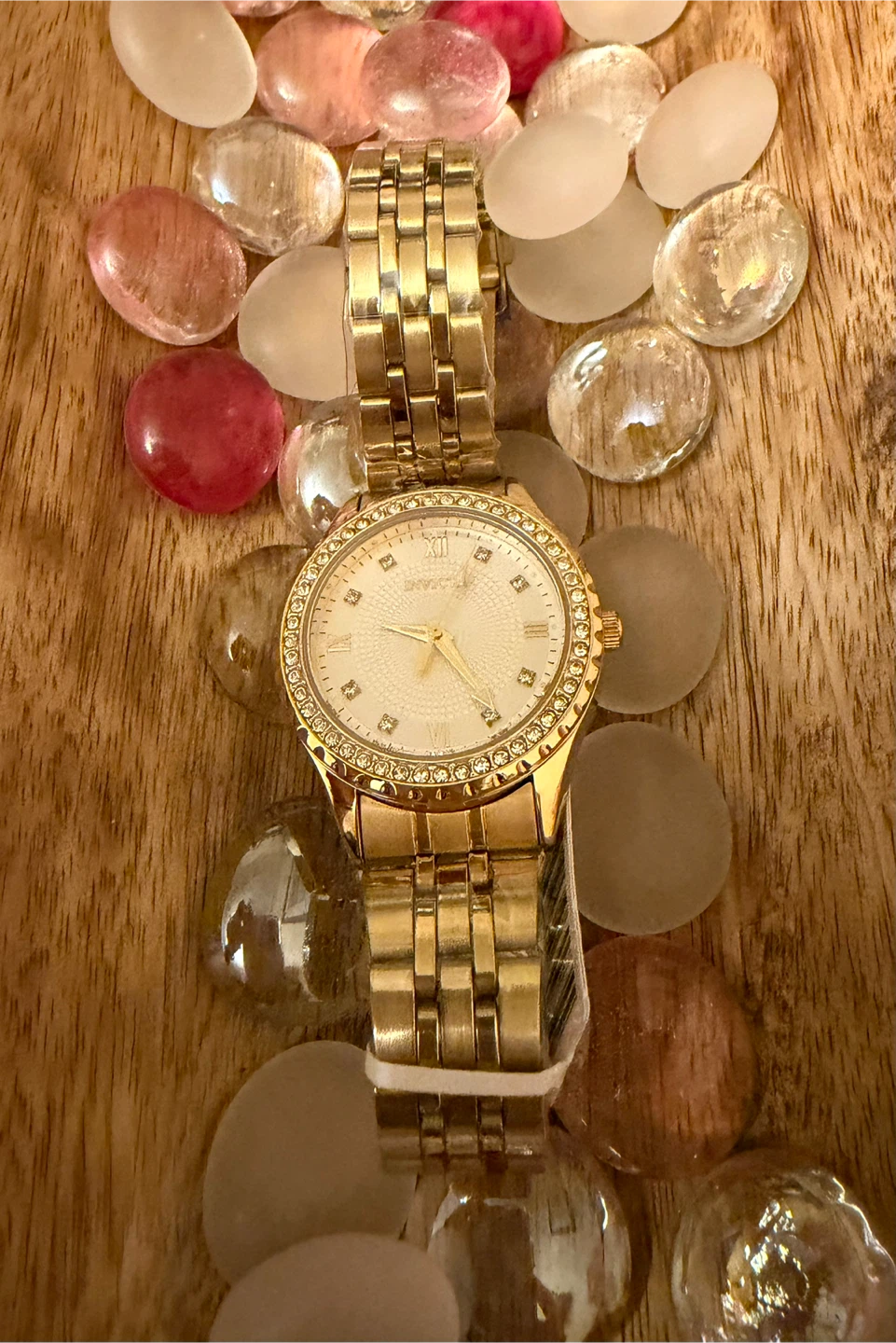 Invicta Women's Gold Tone Crystal Bezel 33 mm Watch - photo 3