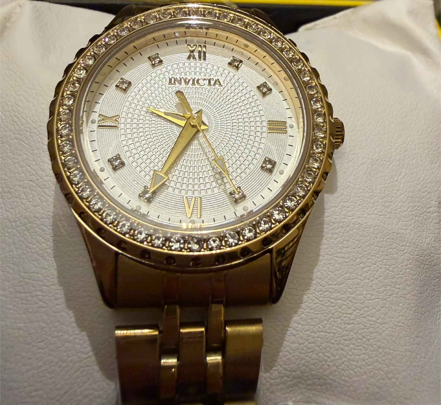 Invicta Women's Gold Tone Crystal Bezel 33 mm Watch - photo 2