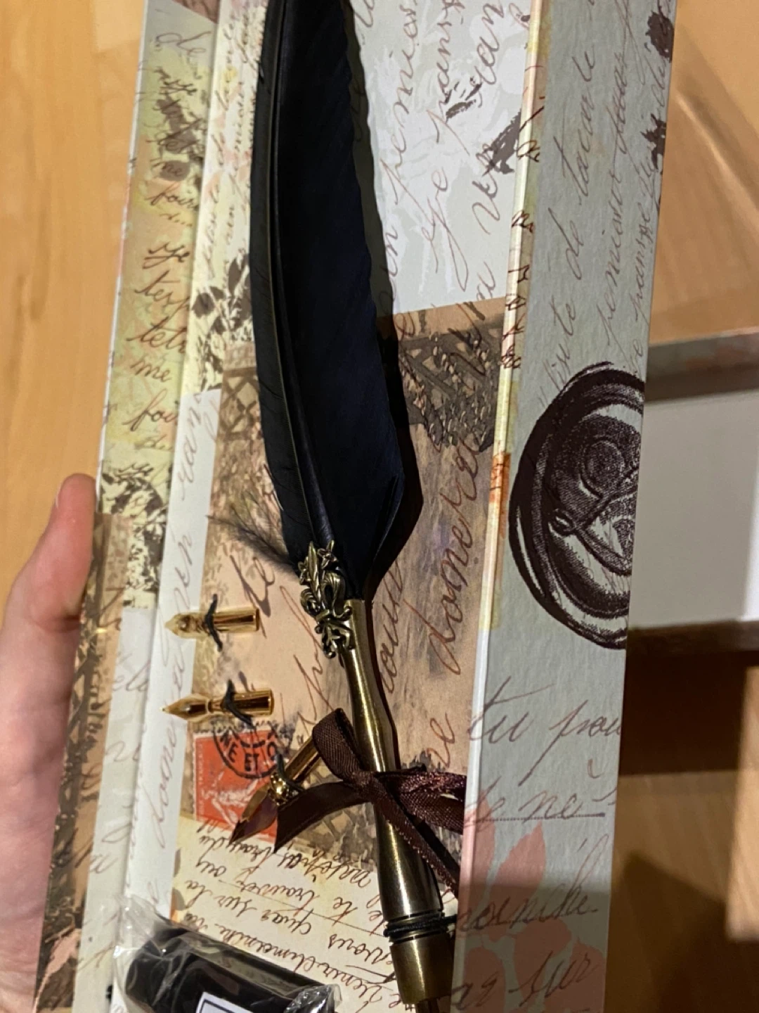Feather Quill Pen Set with Ink - photo 5
