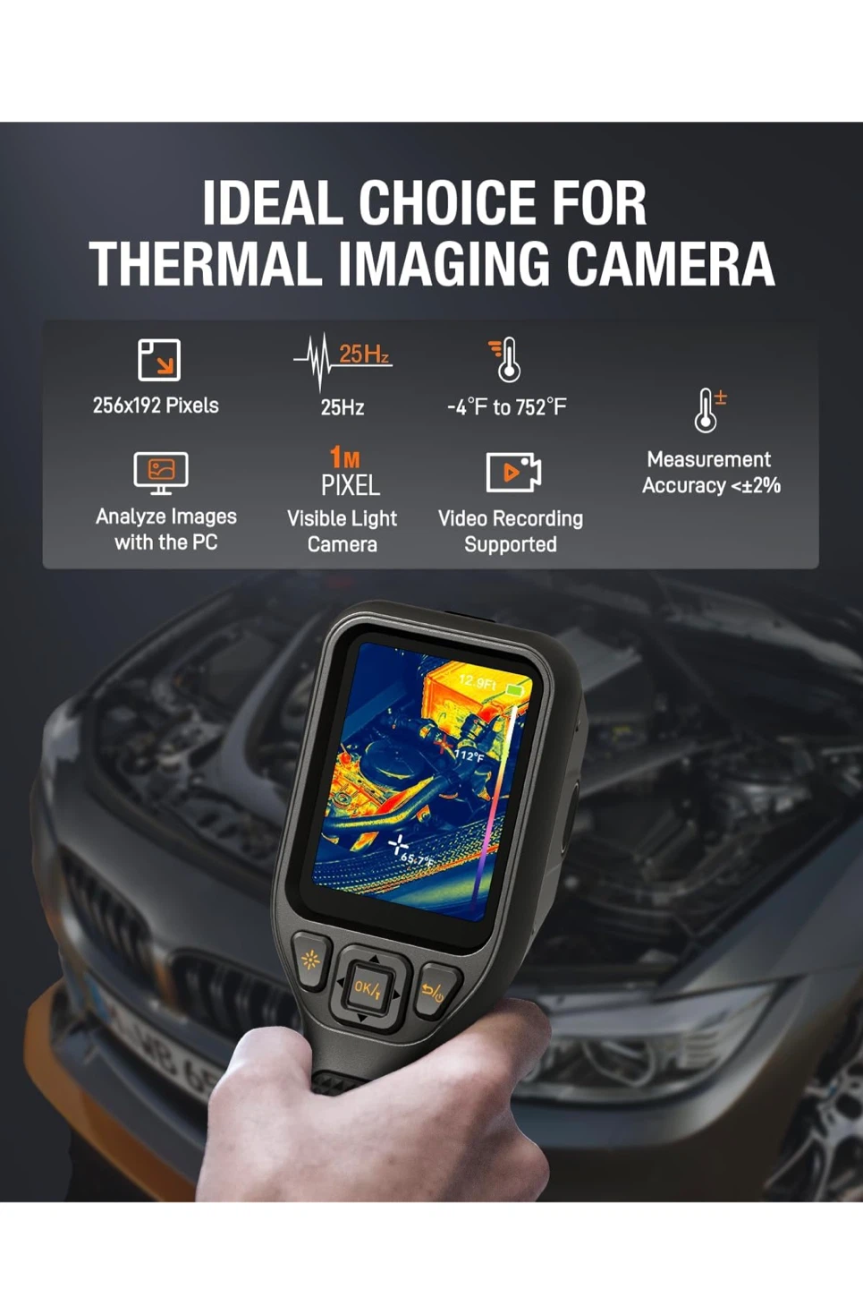 Teslong Thermal Imaging Camera with HD Visual Camera - photo 3