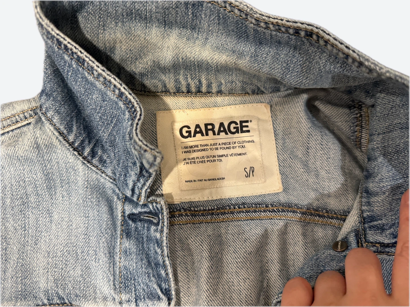 Garage Denim Jacket Size S/P - photo 2