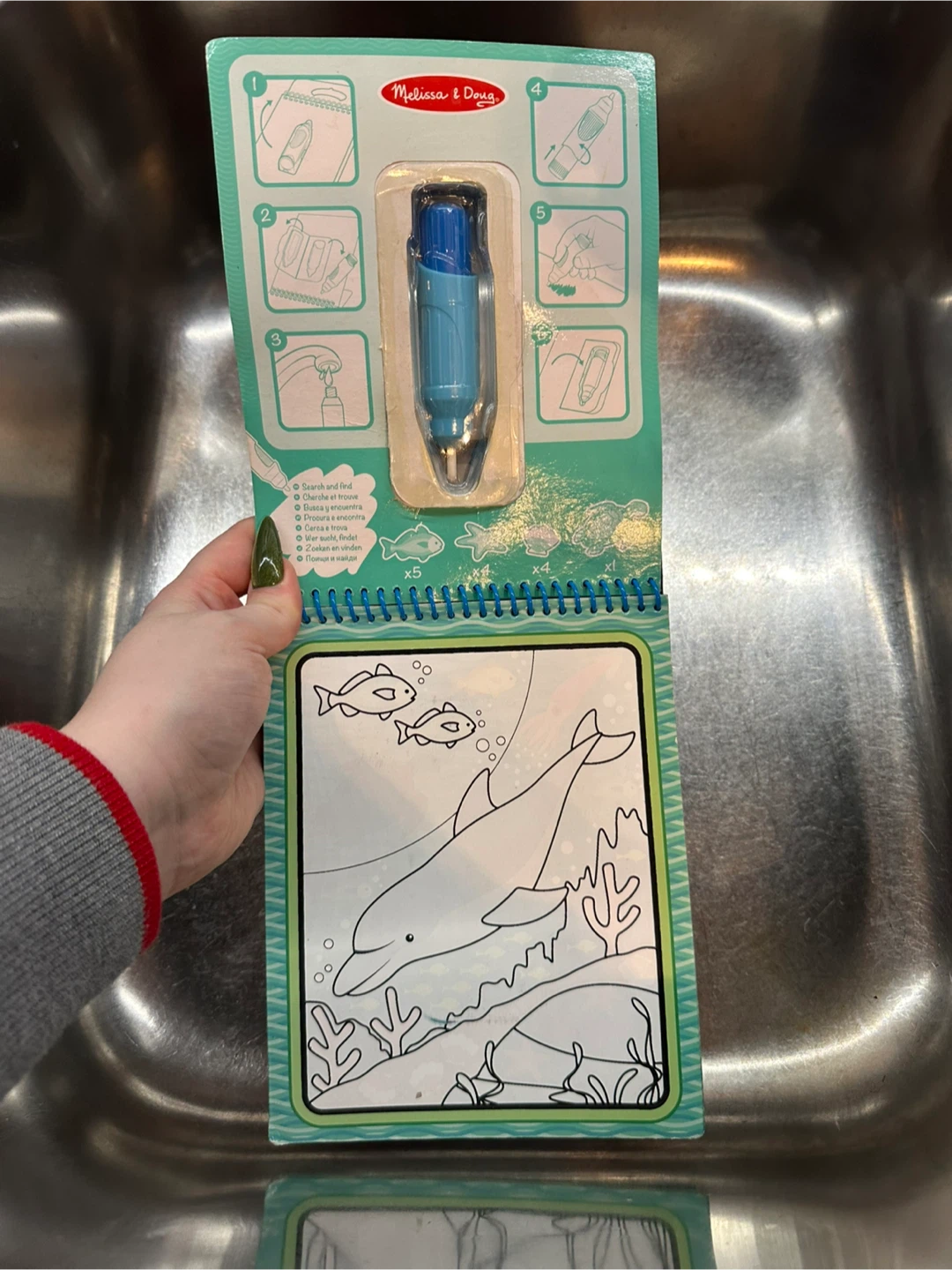 Melissa & Doug Water WOW! Under the Sea Reusable Activity Book - photo 3