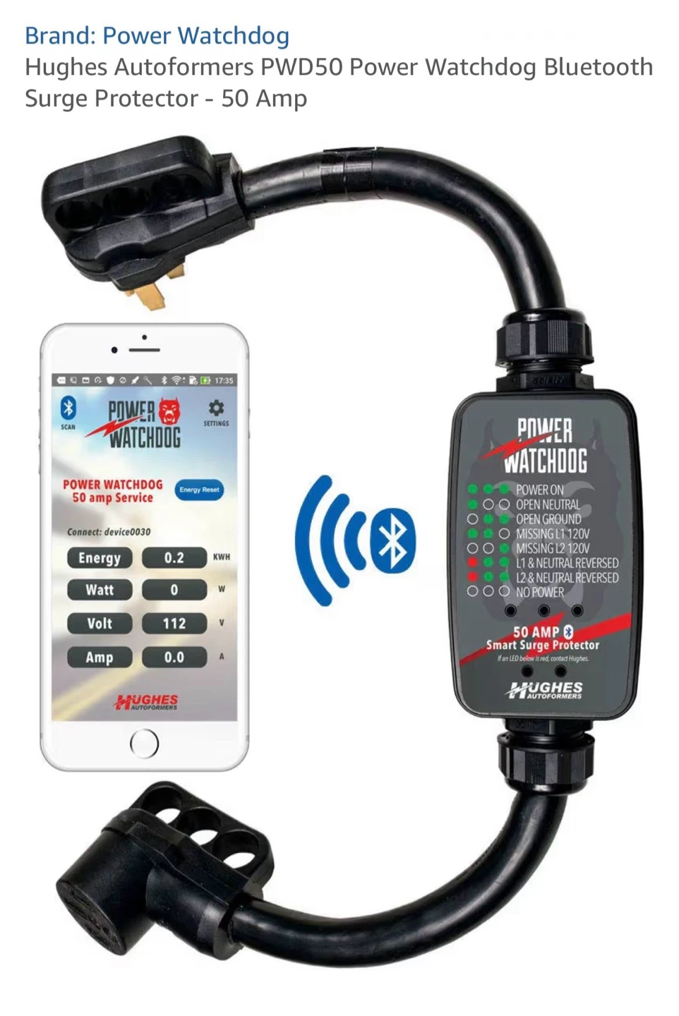 Power Watchdog PWD50 Bluetooth Smart Surge Protector - 50 Amp - photo 3