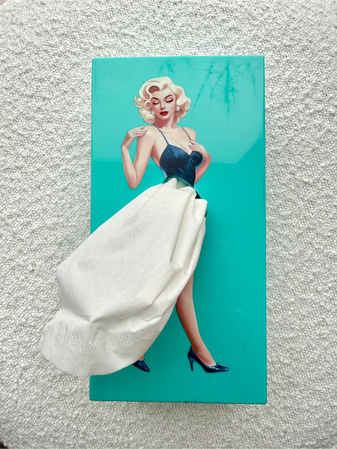 Creative Tissue Box Holder with Marilyn Monroe Design