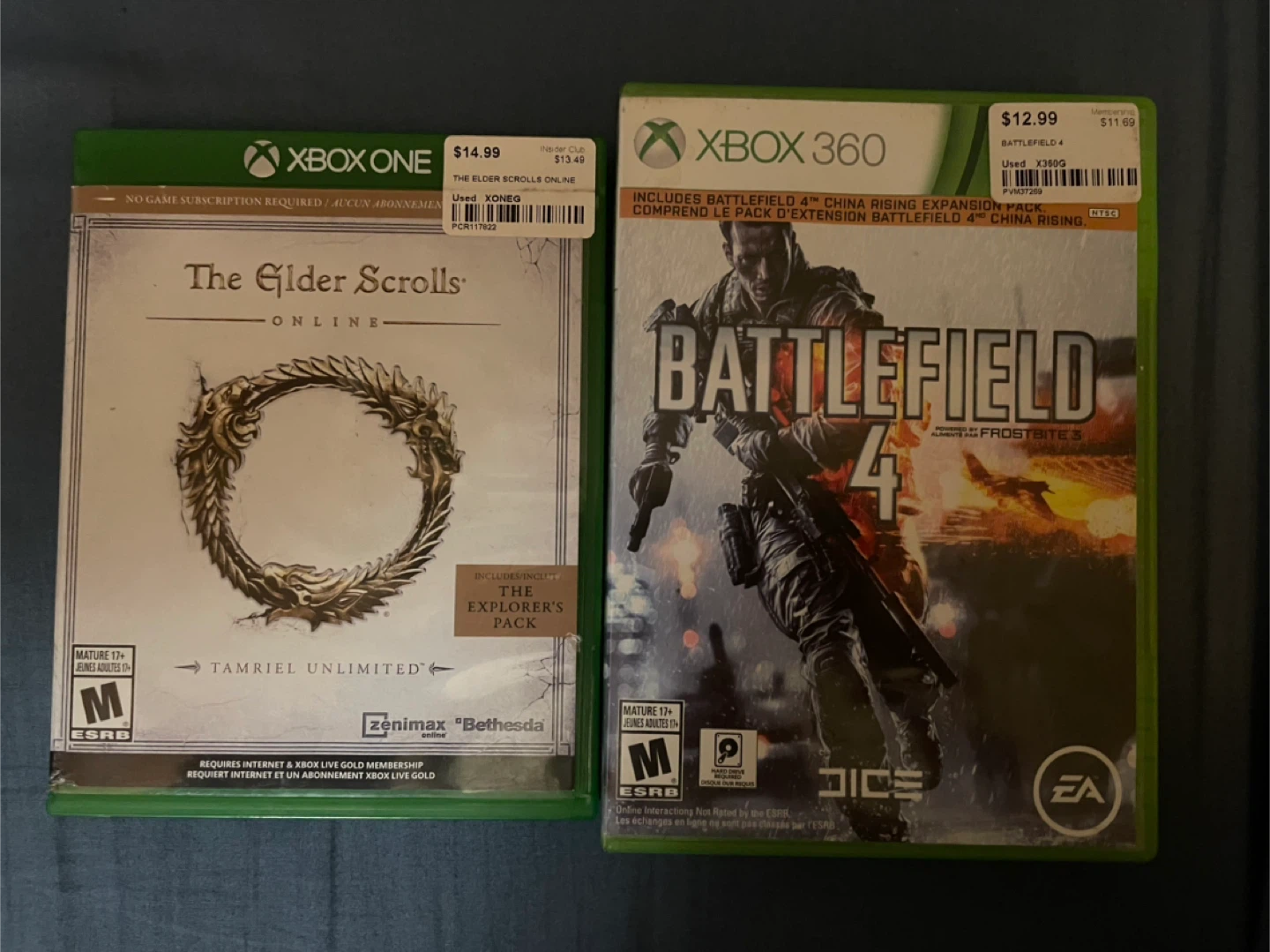 The Elder Scrolls Online & Battlefield 4 Xbox Games