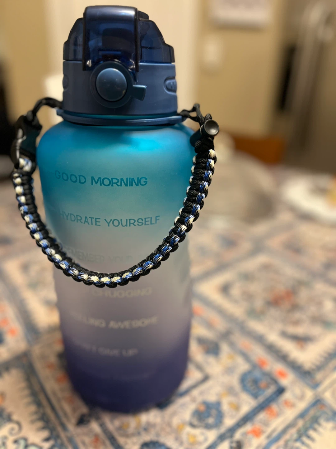 Fidus 128 oz Blue Gradient Water Bottle 🥕