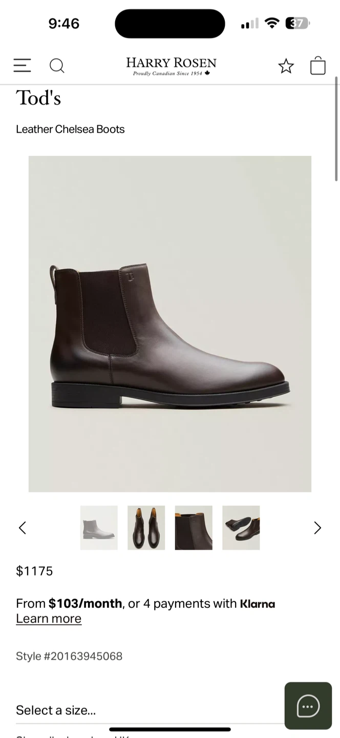 Tod's Leather Chelsea Boots