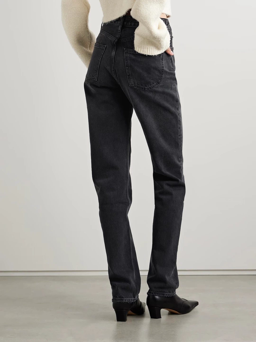 NEW! AGOLDE '90s Pinch Waist Long high-rise straight-leg jeans - photo 3