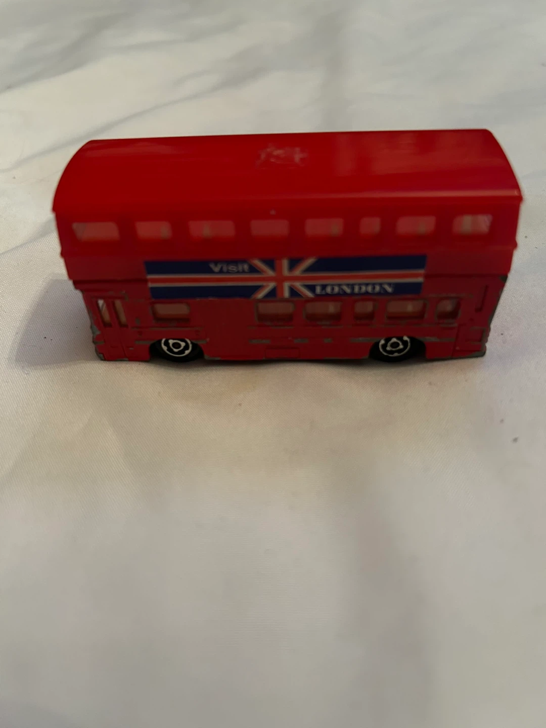 Vintage Majorette British Bus Toy - Red - photo 3