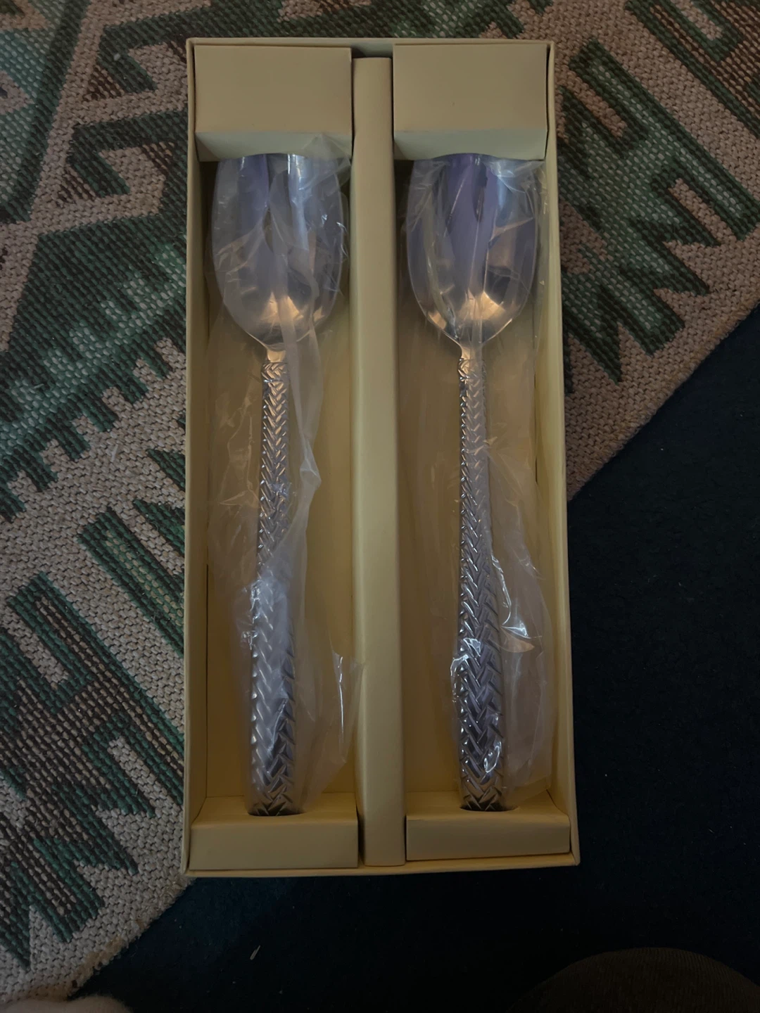 Ralph Lauren Equestrian Braid Salad Servers Set of 2 - photo 3